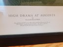 Framed High Drama At Augusta Ltd Ed Signed & Number Lithograph By Artist Kenneth Reed 171 Of 750