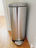 Simple Human Brushed Stainless Foot Lever Trash Can