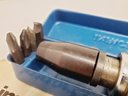 Vintage Brookstone Impact Driver With Bits In Metal Case