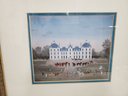 Framed Michel Delacroix Cheverny Lithograph By Marlin Art