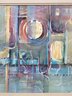 Original Jan Geoghegan Framed Mixed Media Abstract