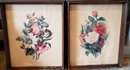 Beautiful Antique Pair Of Paul Jerrard Lithograph Botanical Prints