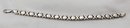 Vintage Sterling Silver Heavy Bracelet With X's & O's ~ 13.24 Grams