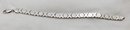 Vintage Sterling Silver Heavy Bracelet With X's & O's ~ 13.24 Grams