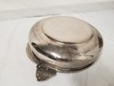 Vintage Leonard Silver Plate Chafing Dish Casserole W/Lid