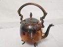 Antique Sheridan Teapot Silver Plate With Hinged Lid