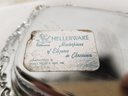 Vintage Hellerware Covered Butter Dish With Glass Insert