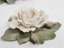 Nine Vintage The Twelve Months Of Roses By The Franklin Mint Porcelain Roses