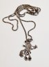 Vintage Sterling Silver DISNEY Minnie Mouse Pendant Necklace