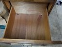 Colonial Oak Four Drawer Filing Cabinet - Includes Keys