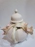 Pretty Floral Handpainted Ceramic Tea Pot, Signed Bausily? '93