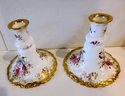 Lady Patricia Bone China By Hammersley Candle Holders