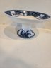 John McDougal And Sons Antique Royal English Porcelain Cake Stand
