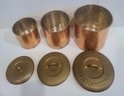 Set Of Three Copper Canisters From Anthropologie