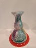 Multi Color Kosta Boda? Art Glass Vase, Unsigned
