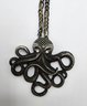 Octopus Pendant Necklace With Dual Tone Chain
