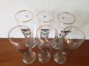 Set Of Six Pilsner Beer Glasses From 'The Sleeping Radish' Corolla, NC