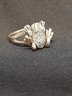 Sterling Silver Frog Ring With Movable Legs Size 6.5