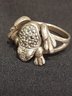 Sterling Silver Frog Ring With Movable Legs Size 6.5