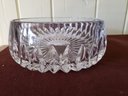Two Heavy Crystal Bowls, Orrefors And Unsigned