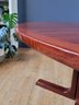 Vintage Skovby Denmark Rosewood Dining Table With 2 Leaves