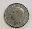 1951 Canadian Nickel GEORGIVS VI DEI GRATIA REX