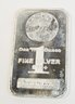 SEALED  .999 Pure Silver 1 Oz Bar HM Mint With Liberty Dollar Stamped  On It