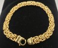 Gorgeous Byzantine Style 18k Gold Bracelet From Italy