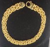 Gorgeous Byzantine Style 18k Gold Bracelet From Italy