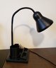 Gooseneck Desk Lamp Organizer - Black