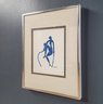 1954 Henri Matisse (1869-1954) Framed Blue Nude Lithograph