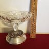 5.5' Vintage Wallace Sterling And Glass Compote