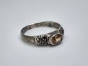 Vintage Sterling Silver Ring With Multiple Stones