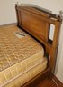 Walnut Mid Century Modern Twin Bed