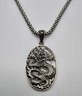 Coreyana Sterling Silver Necklace With Bali Sterling Dragon Pendant