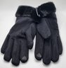 Cashmere Black Gloves With Phone Touch Fingers