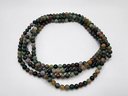 Indian Agate Beaded Endless Necklace