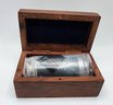 Handcrafted, Fully Functional Telescope With Stitched Leather & Wooden Gift Box
