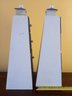 Pair Blue And White Lighthouse Drawers
