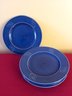 Blue Glazed Plate Set
