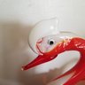 Vintage Art Glass 10'Swan