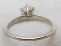 Vintage Sterling Silver Size 8 Sarah Coventry Faux Pearl Ring ~ 2.61 Grams