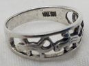 Vintage Sterling Silver Size 9 Southwest Style Lizard Ring ~ 3.09 Grams