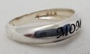 Vintage Sterling Silver Size 6 'MOM' Ring ~ 1.84 Grams ~ 'Mother's Day Is Coming'