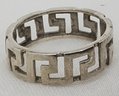 Vintage Sterling Silver Size 6 Ring ~ Marked '950' 'H' STL ~ 2.04 Grams