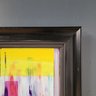 Large Caleb Oakland Original Framed  Abstract Oil