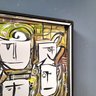 Jeremy Verrill Framed Original Abstract Painting