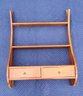 Mid Century Cherry Wall Hung Shelf W 2 Drawers...... What Will You Display?