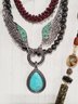 Large Mixed Assortment Ladies Costume Jewelry - See Photos