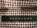 Men's Sean John Herringbone Print Long Sleeve Button Down Shirt - Size 17.5  34-35